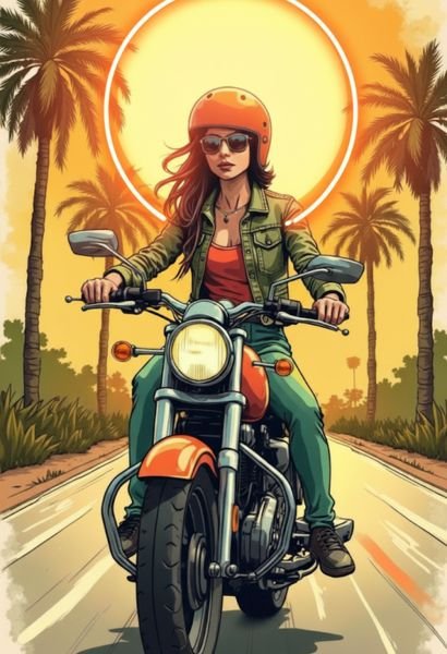 Ride the Glow – Sunset Vibes