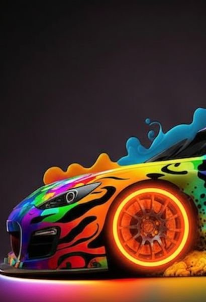 Street Burn Orange Neon Mode